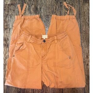 Anthropologie Pilcro Tactical Utility Jogger Pants XS Camel Brown